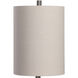 Stevens 24 inch 150.00 watt Bleached Wood Tone with Brushed Nickel Details Buffet Lamp Portable Light