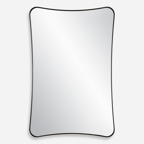 Loudon 34 X 22 inch Satin Black Vanity Mirror
