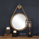 Melton 37 X 25 inch Aged Natural Wood with Rope and Aged Black Wall Mirror