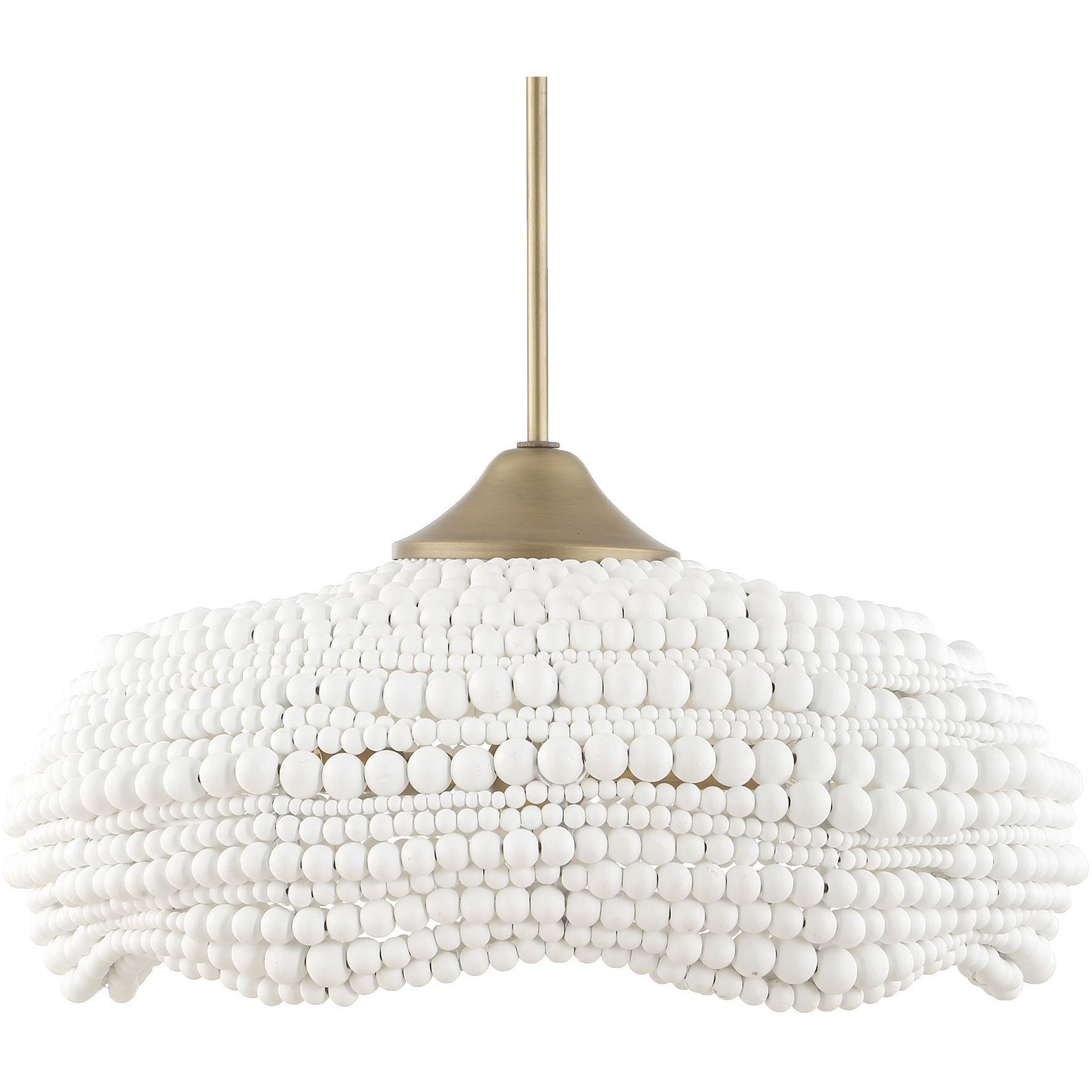 Biddeford 5 Light 24 inch Brushed Matte Gold Pendant Ceiling Light