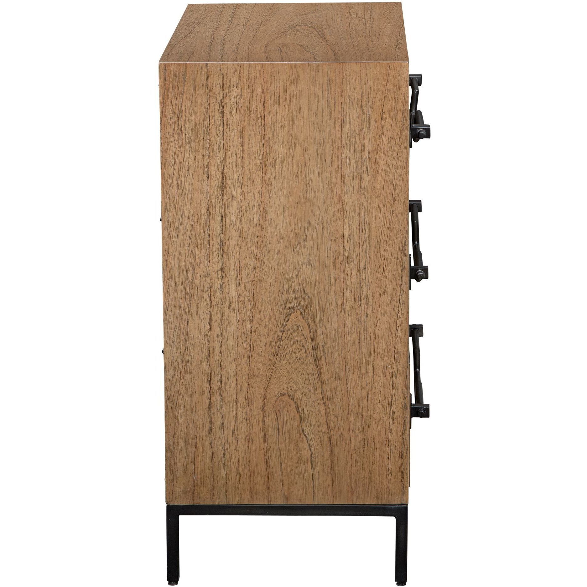 Jory Natural Mango Wood and Iron Accent Chest