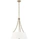 Andalucia 4 Light 24 inch Matte Brushed Gold Pendant Ceiling Light