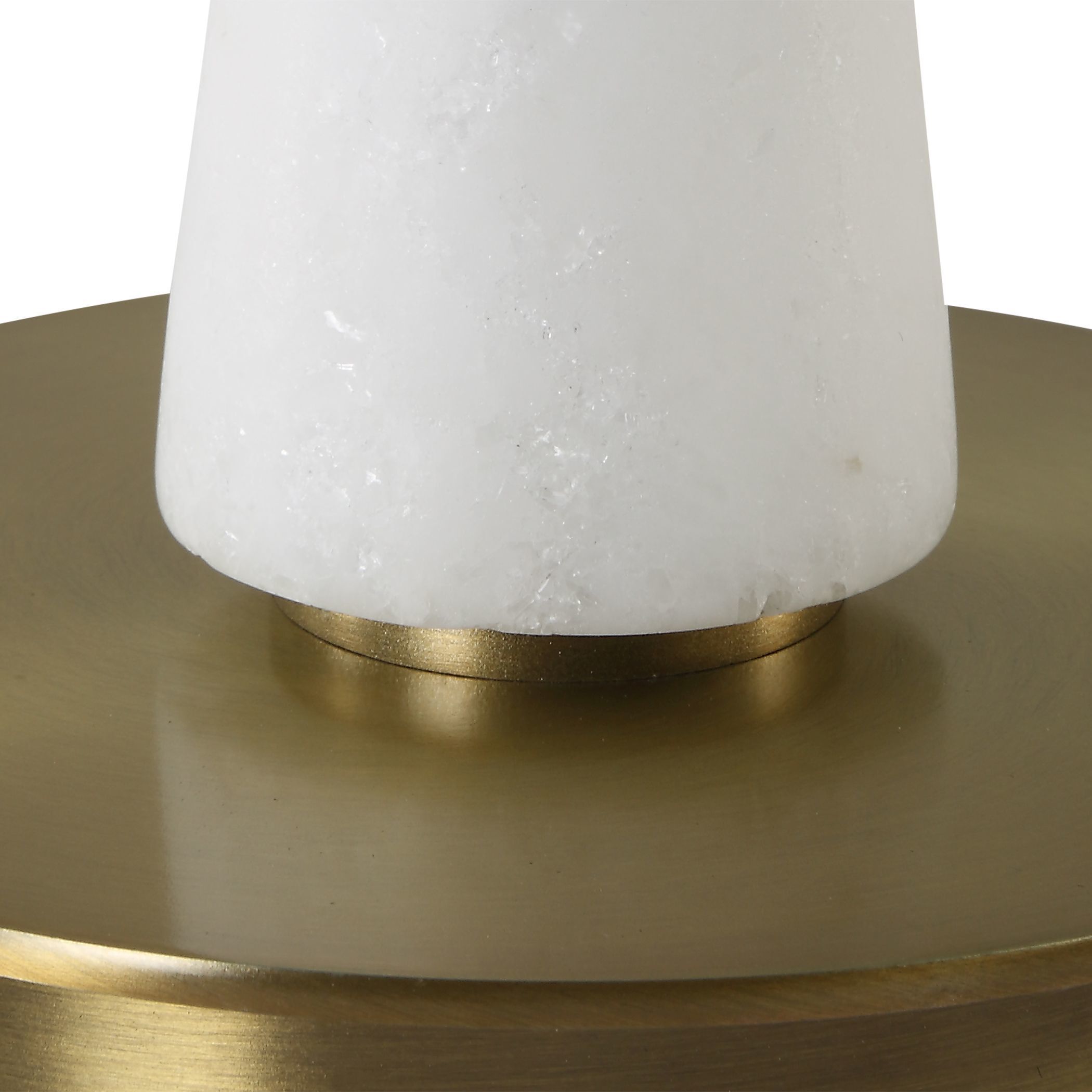 Unify 32.25 inch 100.00 watt Polished Alabaster and Brass Table Lamp Portable Light