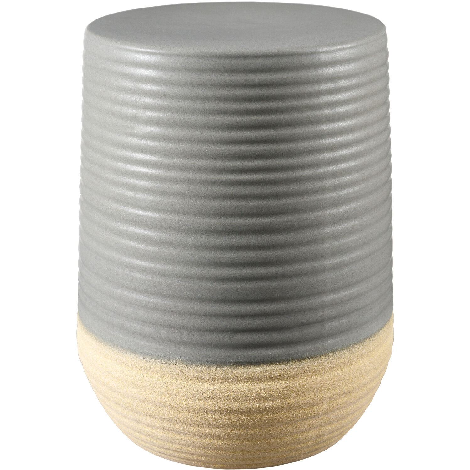 Terraza 17.3 X 13.4 inch Gray / Khaki / Gray / Khaki End Table