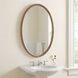 Ellis 33.5 X 20.5 inch Plated Antique Brass Mirror