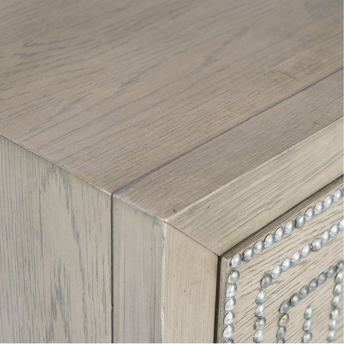 Devya Gray Oak Accent Chest 
