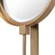 Button 60 X 10 inch Gold Leaf Wall Mirror