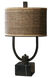 Stabina 30 inch 60 watt Rustic Bronze Table Lamp Portable Light