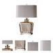 Molinara 28 inch 150 watt Brushed Nickel Table Lamp Portable Light