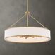 Algiers 8 Light 30 inch Textured Soft Gold Pendant Ceiling Light