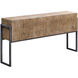 Nevis 60 inch Light Oatmeal and Aged Iron Sofa Table
