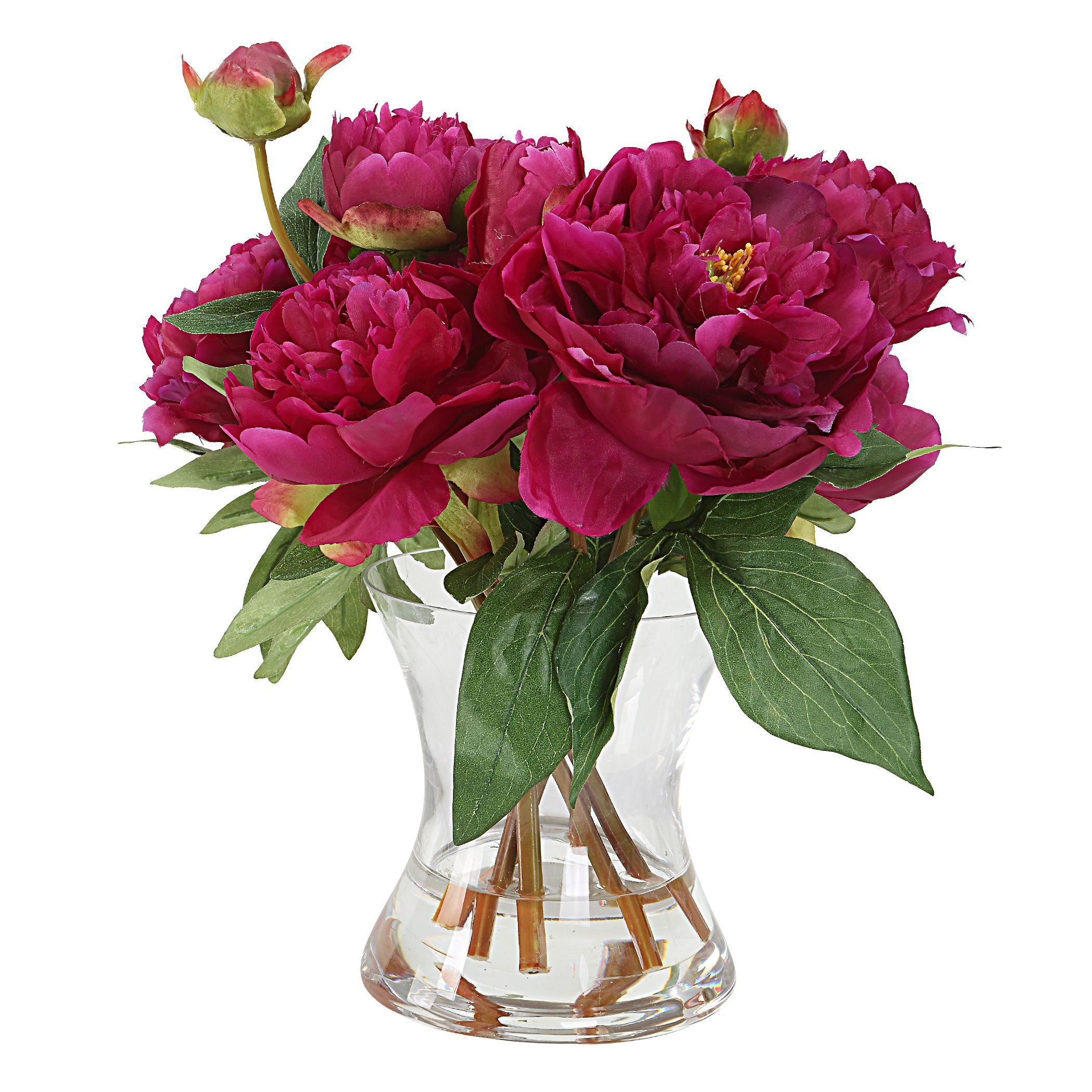 Prima Peony Fuchsia Floral Bouquet