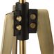 Anchorage 63.5 inch 150.00 watt Antique Brass and Black Floor Lamp Portable Light