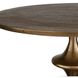 Flight 23.5 X 16 inch Antique Brass Accent Table