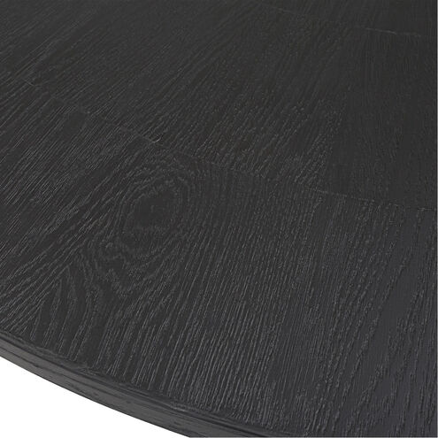 Gidran 60 X 30 inch Charcoal Black Dining Table