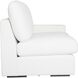 Refuge Arctic White Polyester Sofa, Right Arm Facing