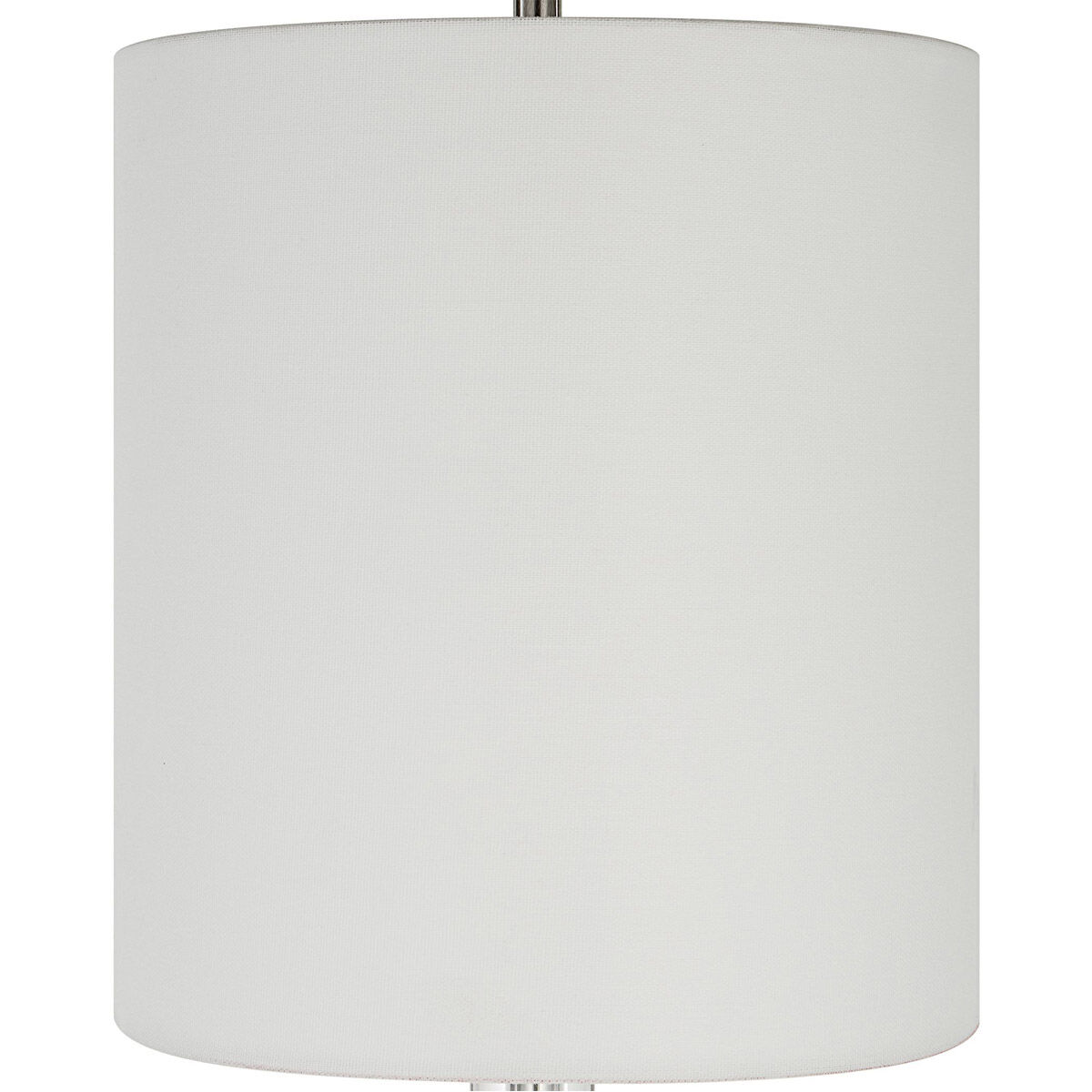 Aurelia 37 inch 150.00 watt Polished Nickel and Crystal Buffet Lamp Portable Light