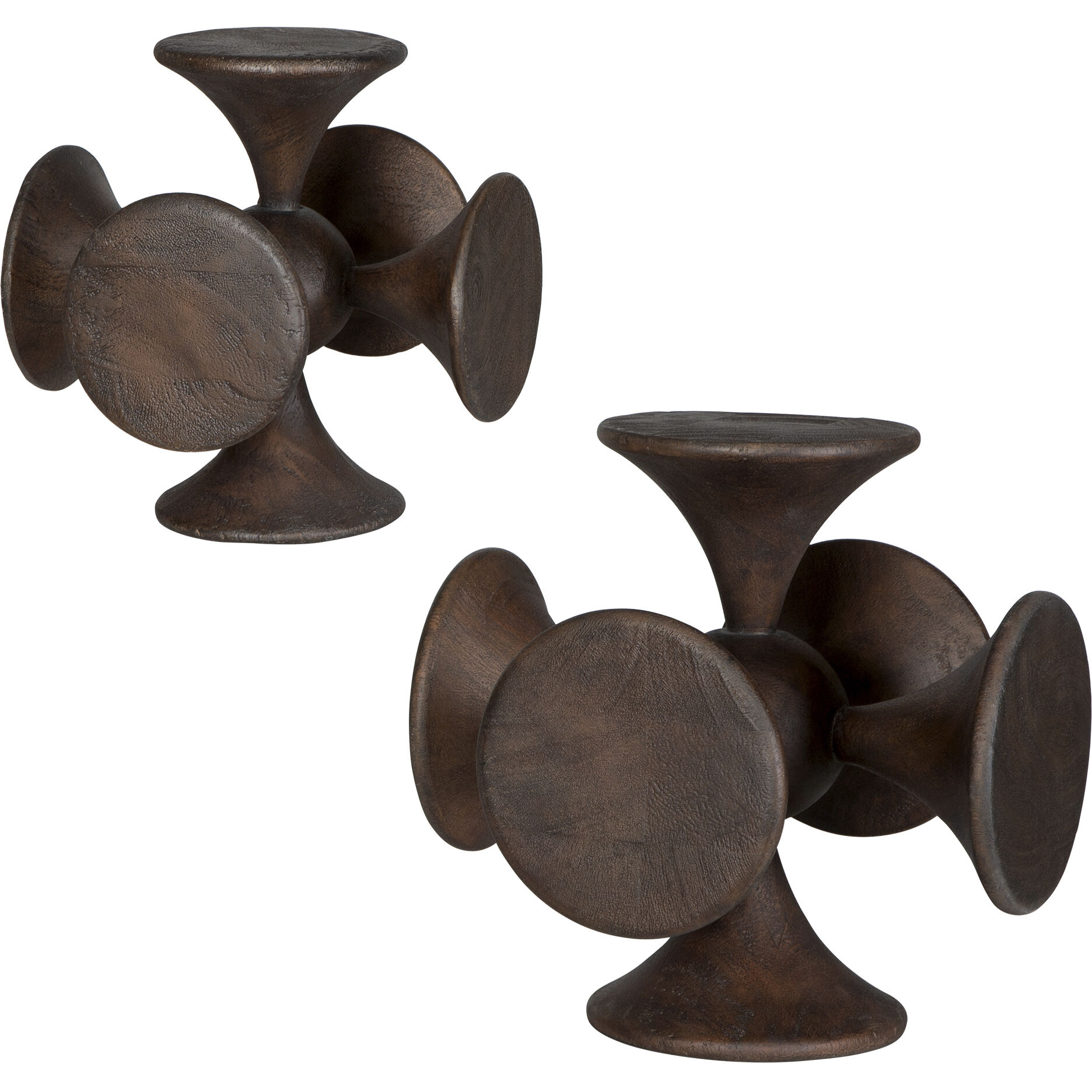 Balanced Harmony 10 X 10 inch Sculptures, Set of 2