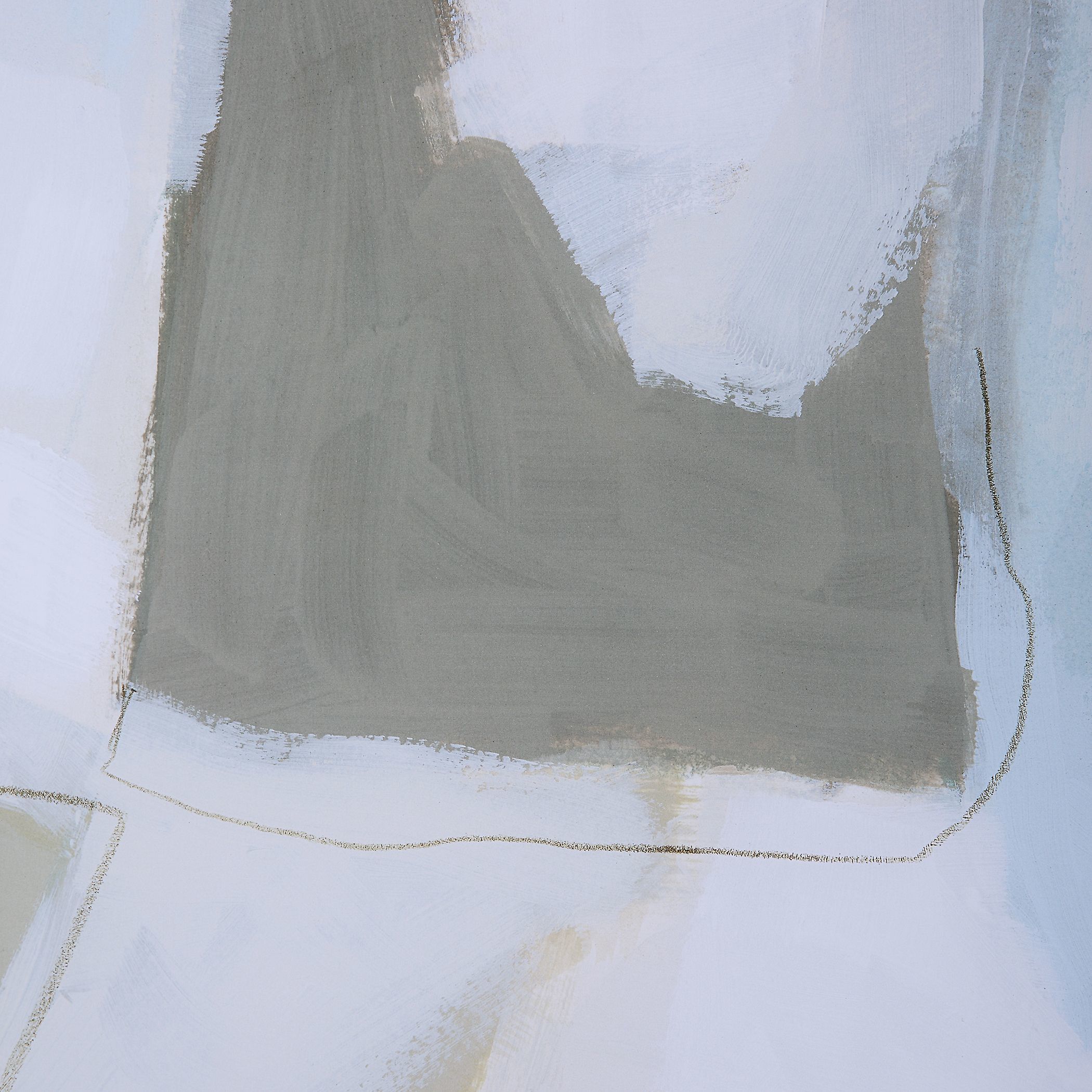 Mist Shapes 25.38 X 25.38 inch Framed Prints