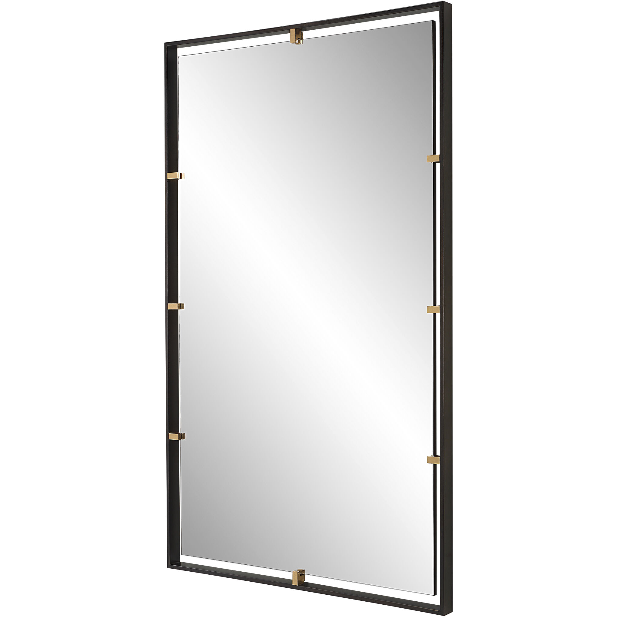 Egon 50 X 29.88 inch Aged Bronze and Warm Gold Mirror
