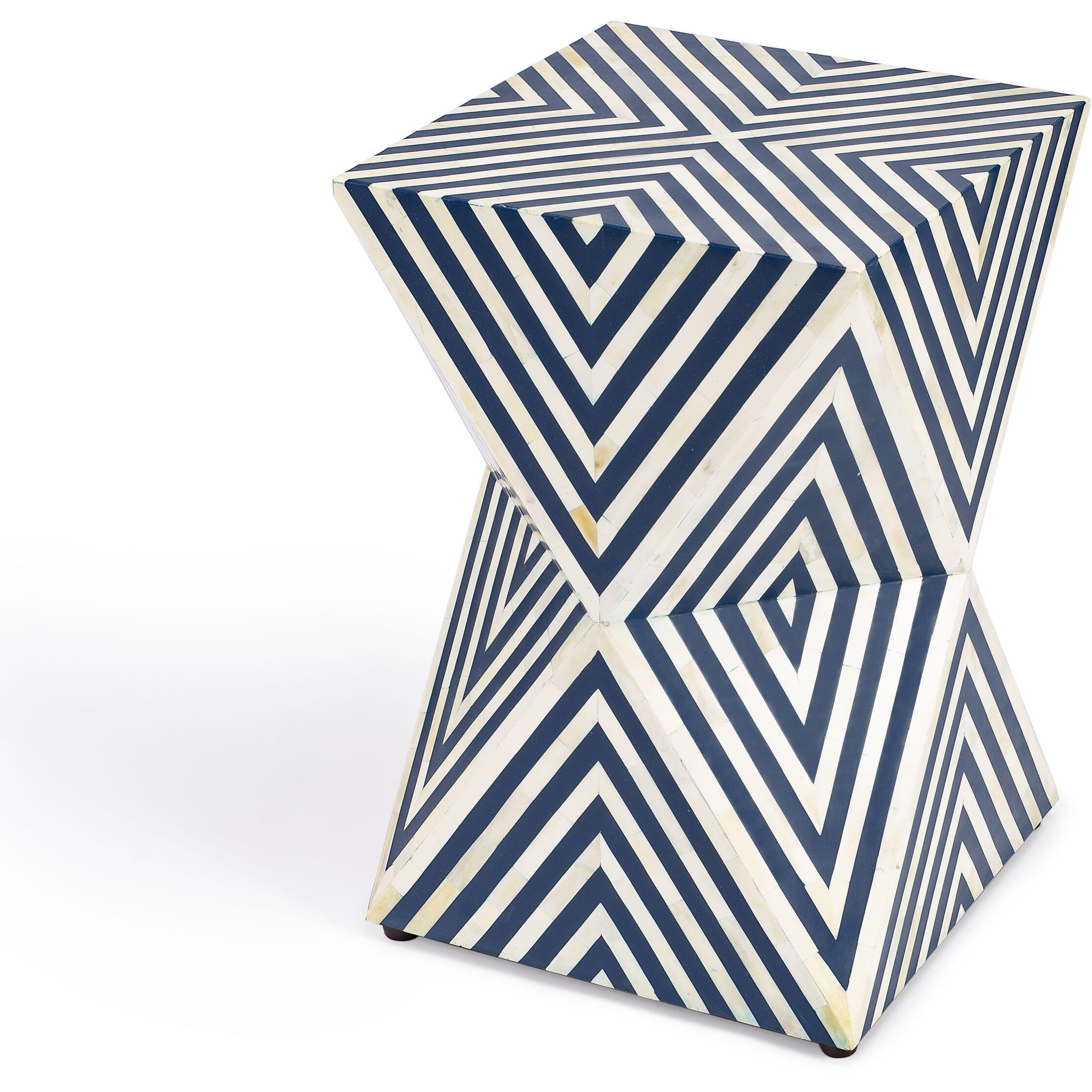 Anais Bone Inlay End or Side Table