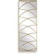Crossed Up 70 X 25 inch Antique Gold Full Length Mirror