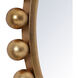 Cyra 44 X 44 inch Metallic Gold Leaf Wall Mirror