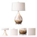 Flavian 30.5 inch 150 watt Glazed Ceramic Table Lamp Portable Light