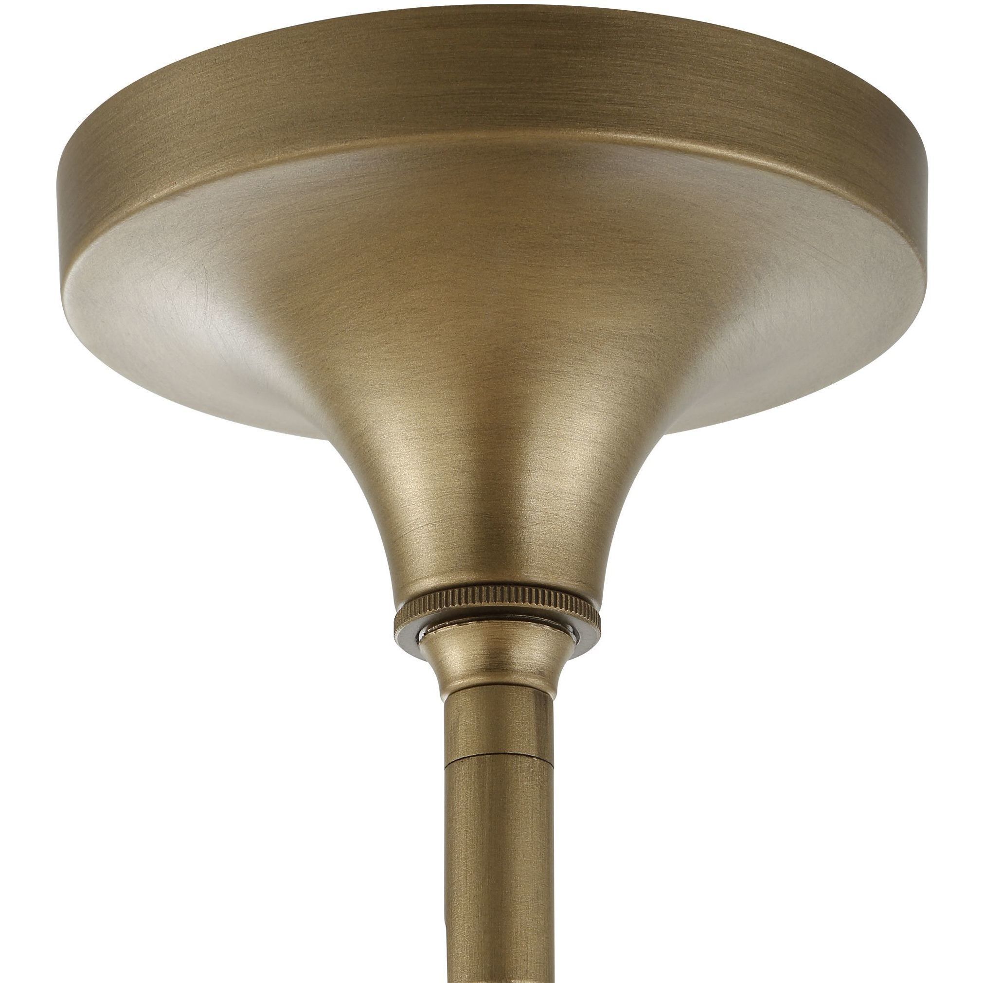 Biddeford 6 Light 36 inch Brushed Matte Gold Pendant Ceiling Light