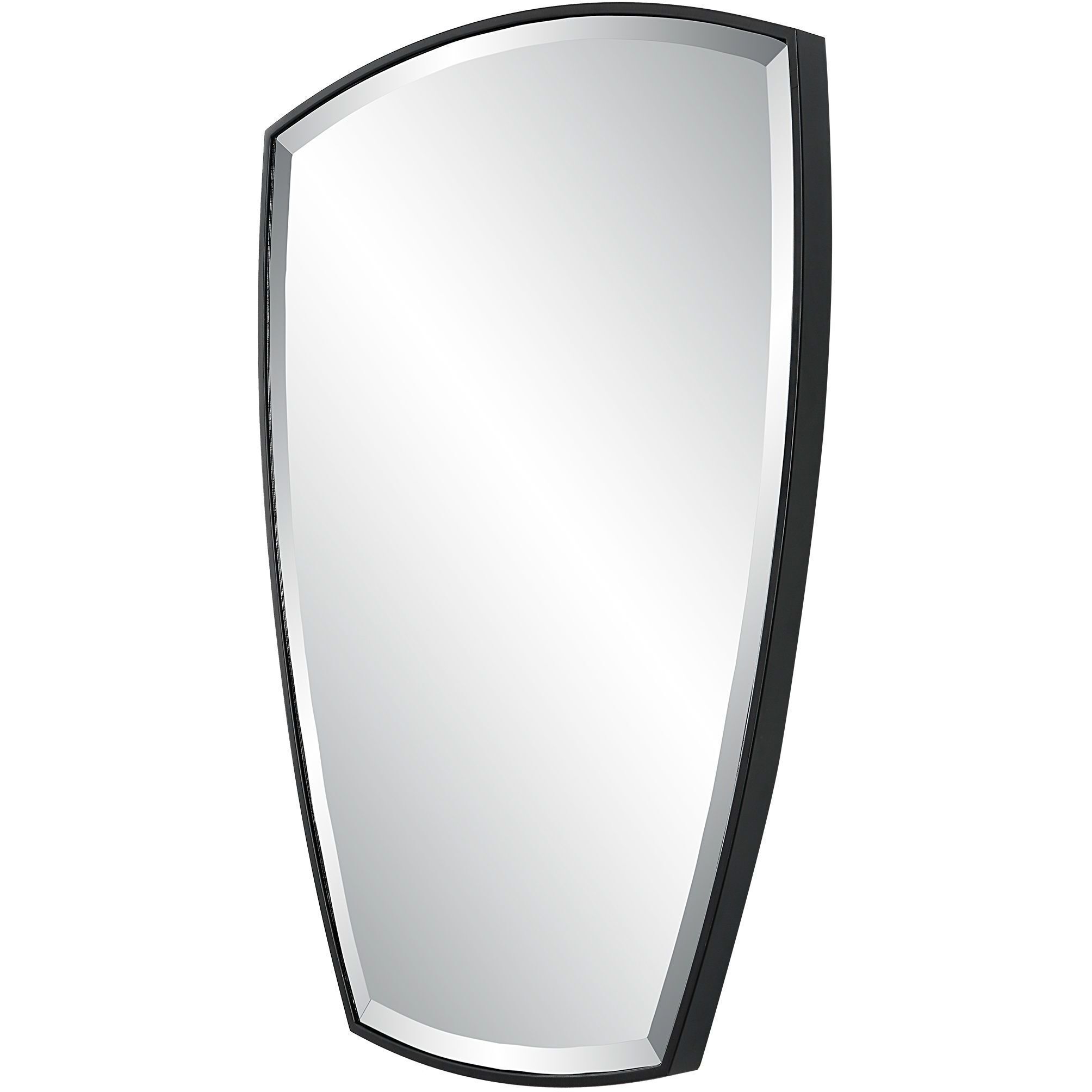 Crest 36 X 25 inch Satin Black Mirror