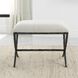 Brisby Distressed Charcoal and Warm Gray Bench