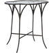 Adhira 24 X 24 inch Glass Accent Table