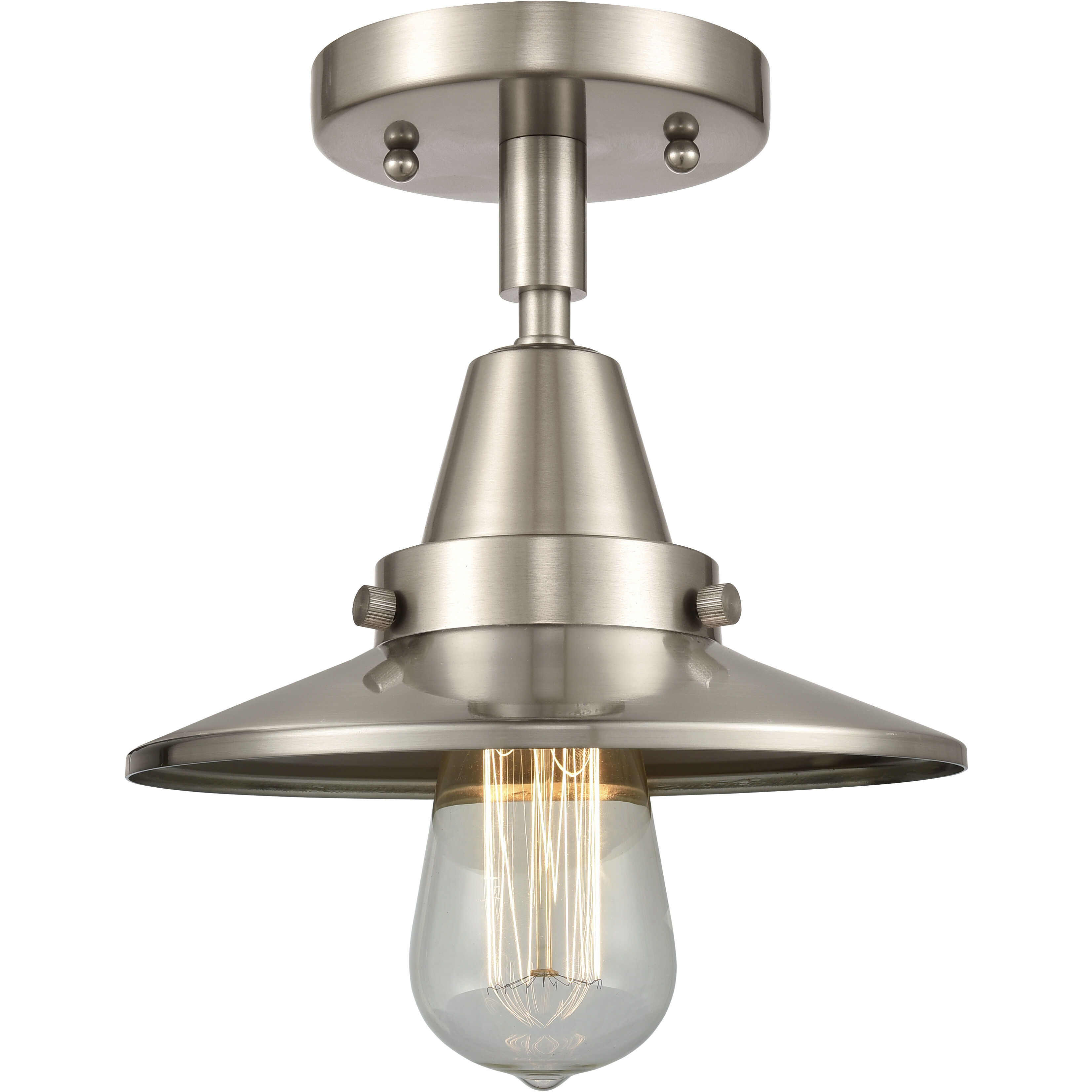 Franklin Restoration Railroad 1 Light 8.00 inch Flush Mount