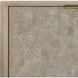 Maeva Natural Acacia Wood and Antique Gold 3 Door Cabinet
