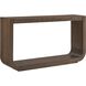 Flores 58 inch Dark Walnut Oak Veneer Console Table