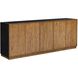 Kelvin 90.25 inch Teak Wood Media Console
