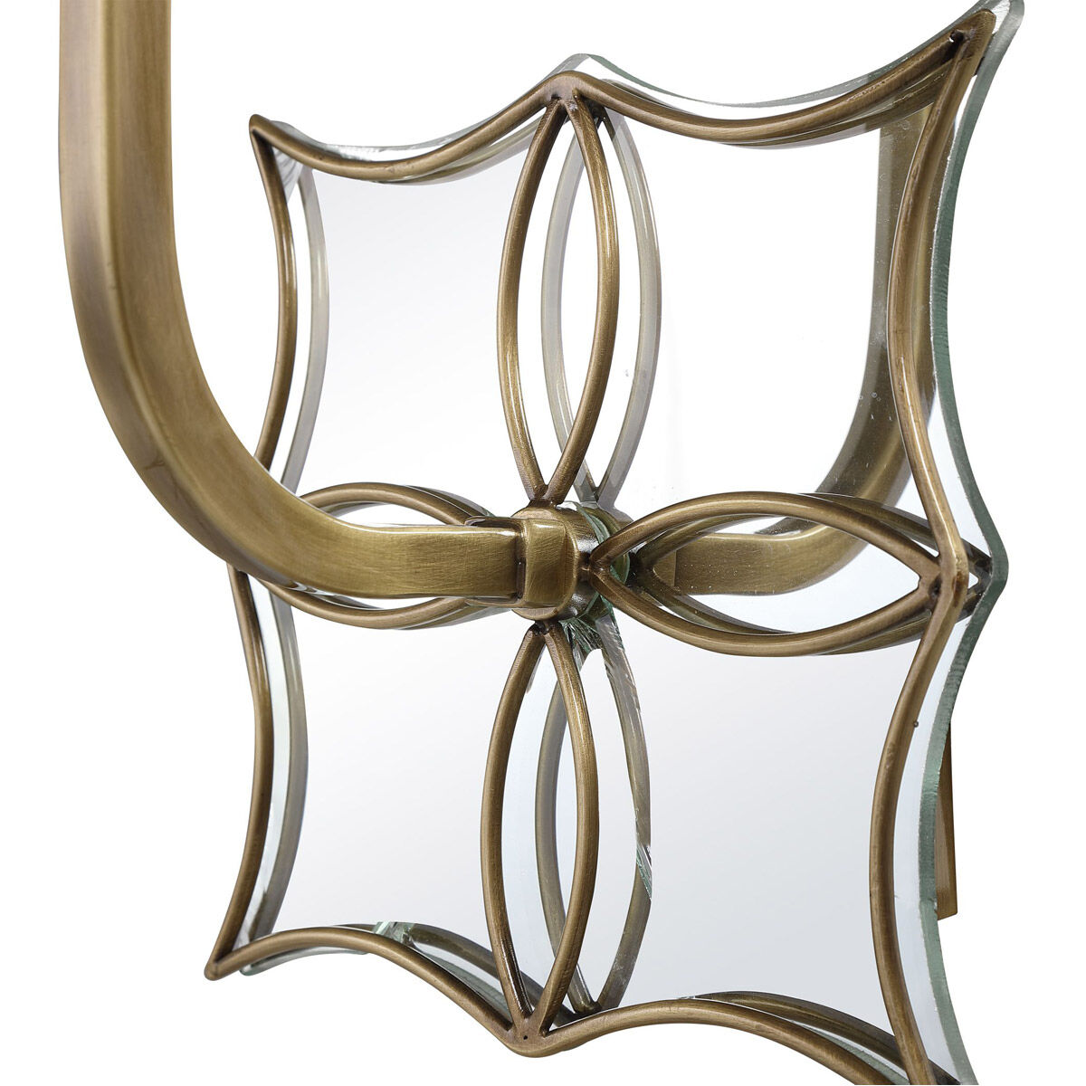 Theodora 1 Light 7 inch Antique Brass Sconce Wall Light