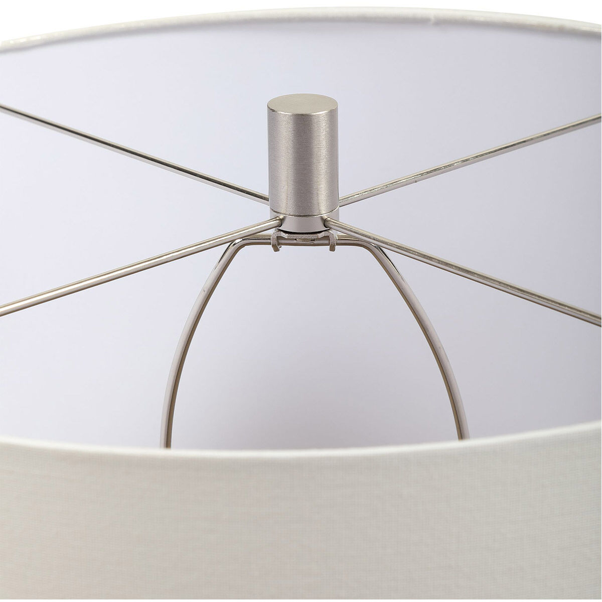 Scouts 31 inch 150.00 watt Deep Teal Glaze with Brushed Nickel Details Table Lamp Portable Light