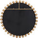 Cyra 44 X 44 inch Metallic Gold Leaf Wall Mirror