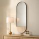Russo 59 X 19.88 inch Travertine and Golden Bronze Mirror