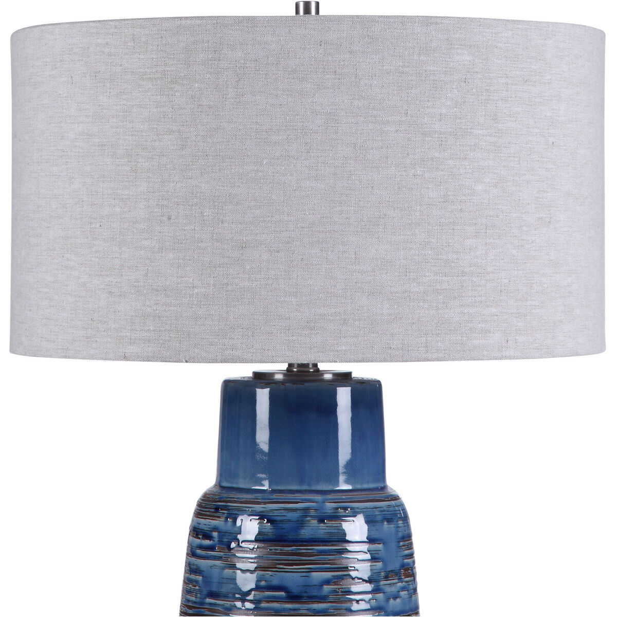 Magellan 32 inch 150 watt Blue Table Lamp Portable Light