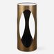 Achilles 24 X 11 inch Brushed Brass Drink Table