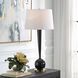 Brielle 35 inch 150.00 watt Black Glaze and Brushed Brass Table Lamp Portable Light