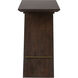 Breakthrough 22 X 17.25 inch Brushed Brass and Deep Brown Accent Table