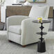 Flight 23.5 X 16 inch Satin Black Accent Table