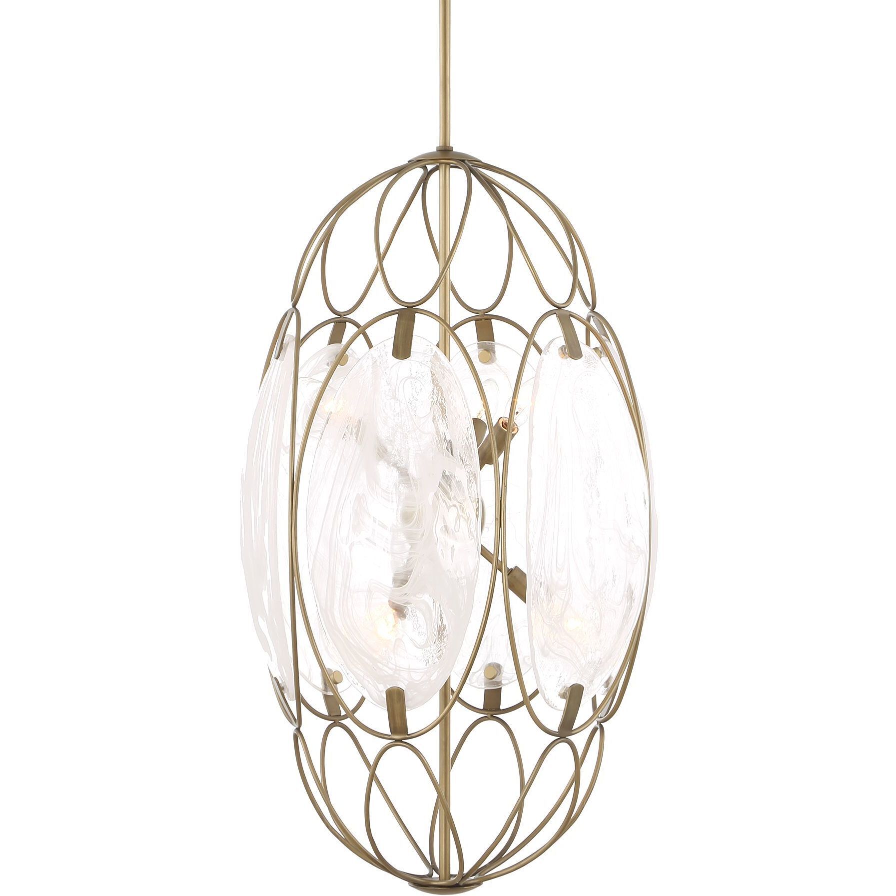 Valencia 6 Light 19 inch Soft Gold Pendant Ceiling Light