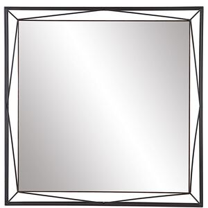 Entangled 36 X 36 inch Satin Black Mirror