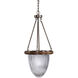 Clemmie 1 Light 15 inch Fruitwood Pendant Ceiling Light