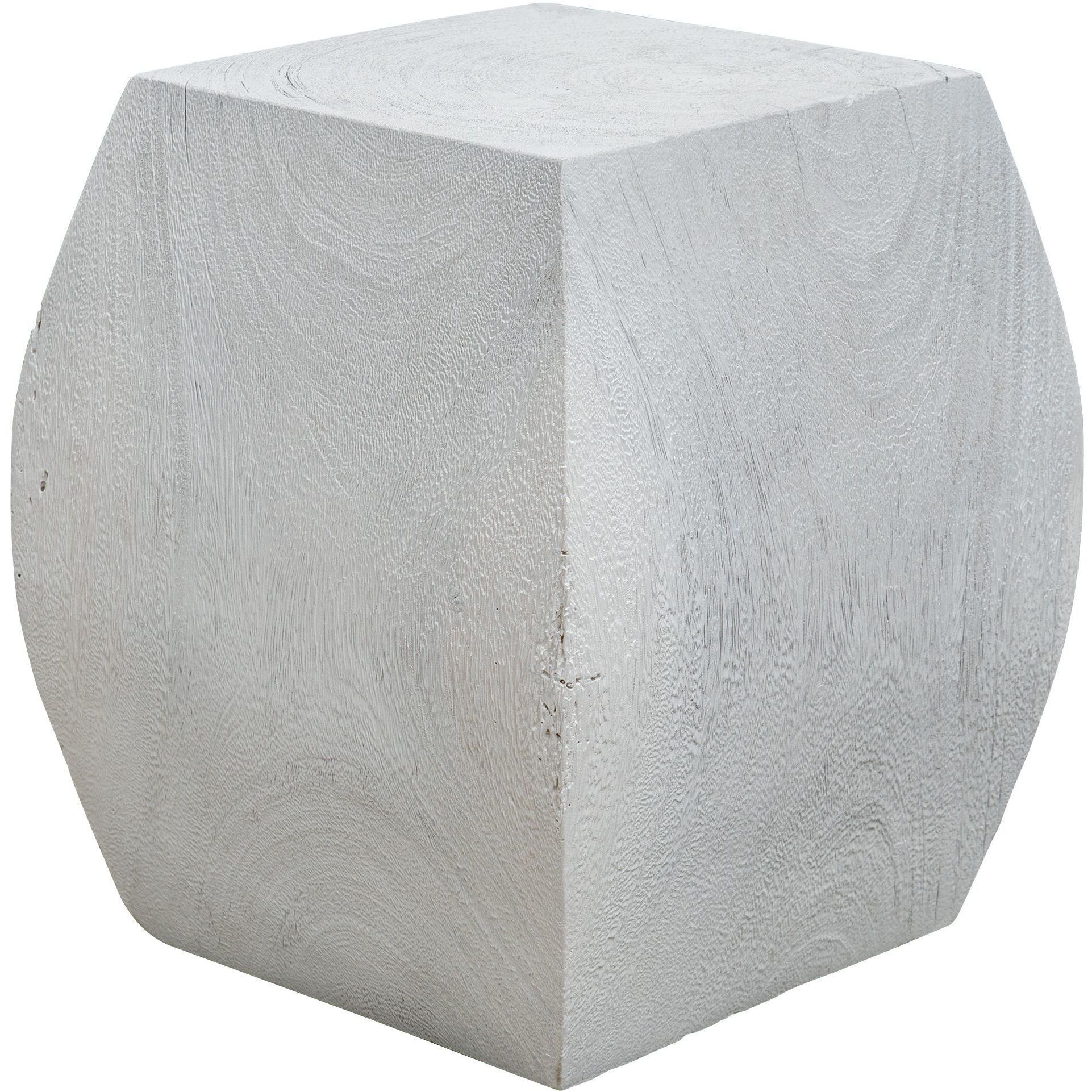Grove 17 inch Soft Ivory Accent Stool