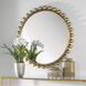 Cyra 44 X 44 inch Metallic Gold Leaf Wall Mirror